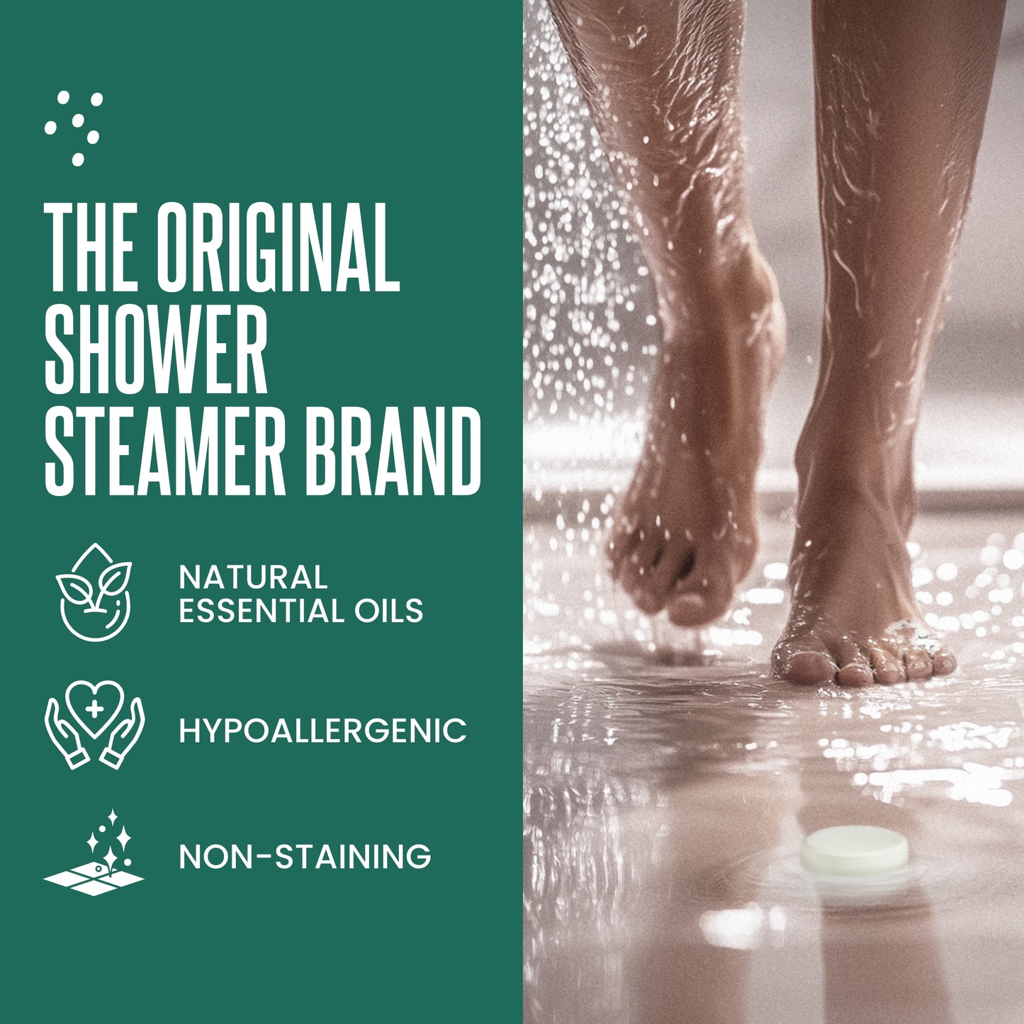 Cleverfy Green (Mini) Gift Set of 6 Shower Steamers