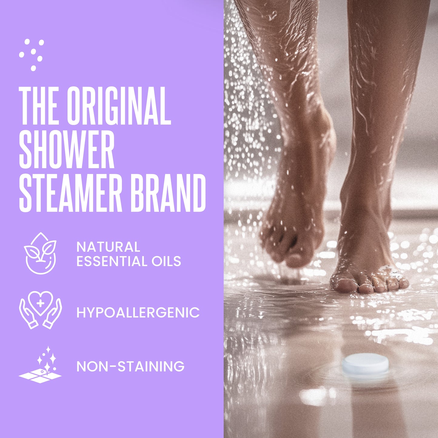 Cleverfy Purple (Mini) Gift Set of 6 Shower Steamers