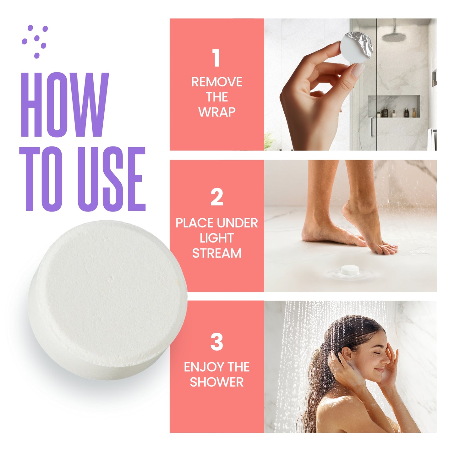 Cleverfy Red (Mini) Gift Set of 6 Shower Steamers