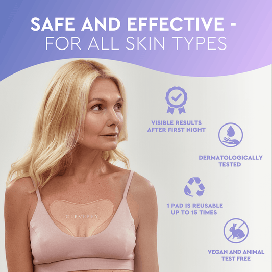 Anti wrinkle chest silicone pad