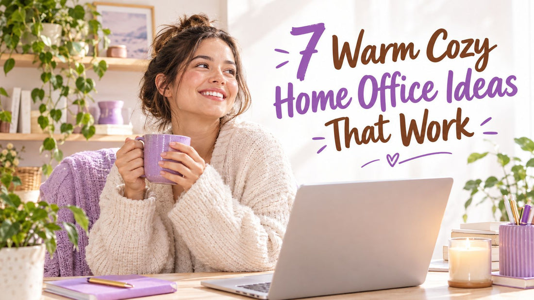 7 Warm Cozy Home Office Ideas That Work