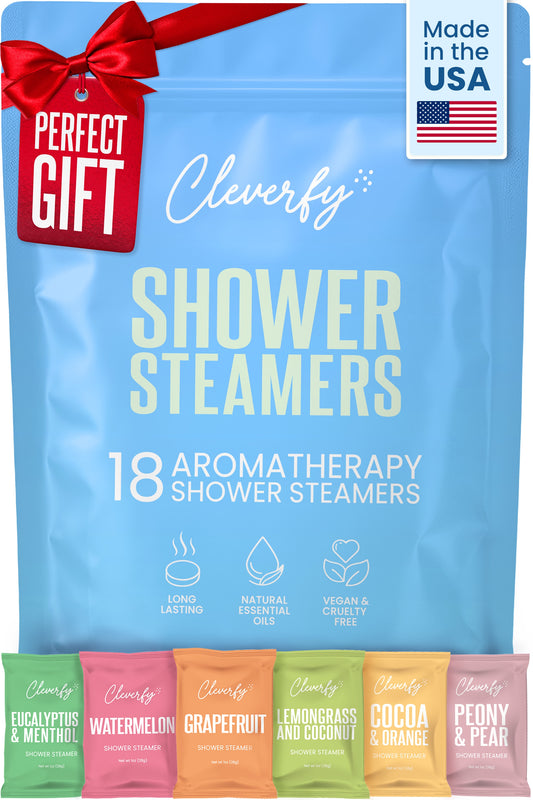 Cleverfy Blue Megapack of 18 Shower Steamers