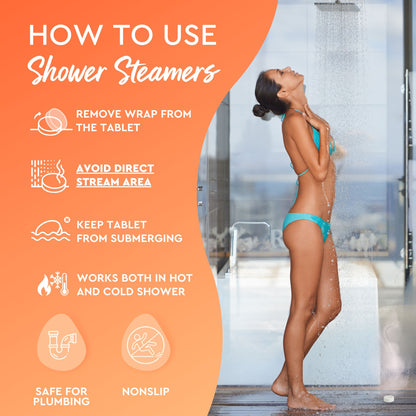 Cleverfy Energy Boost Megapack of 18 Shower Steamers