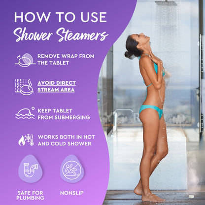 Cleverfy Purple Megapack of 18 Shower Steamers