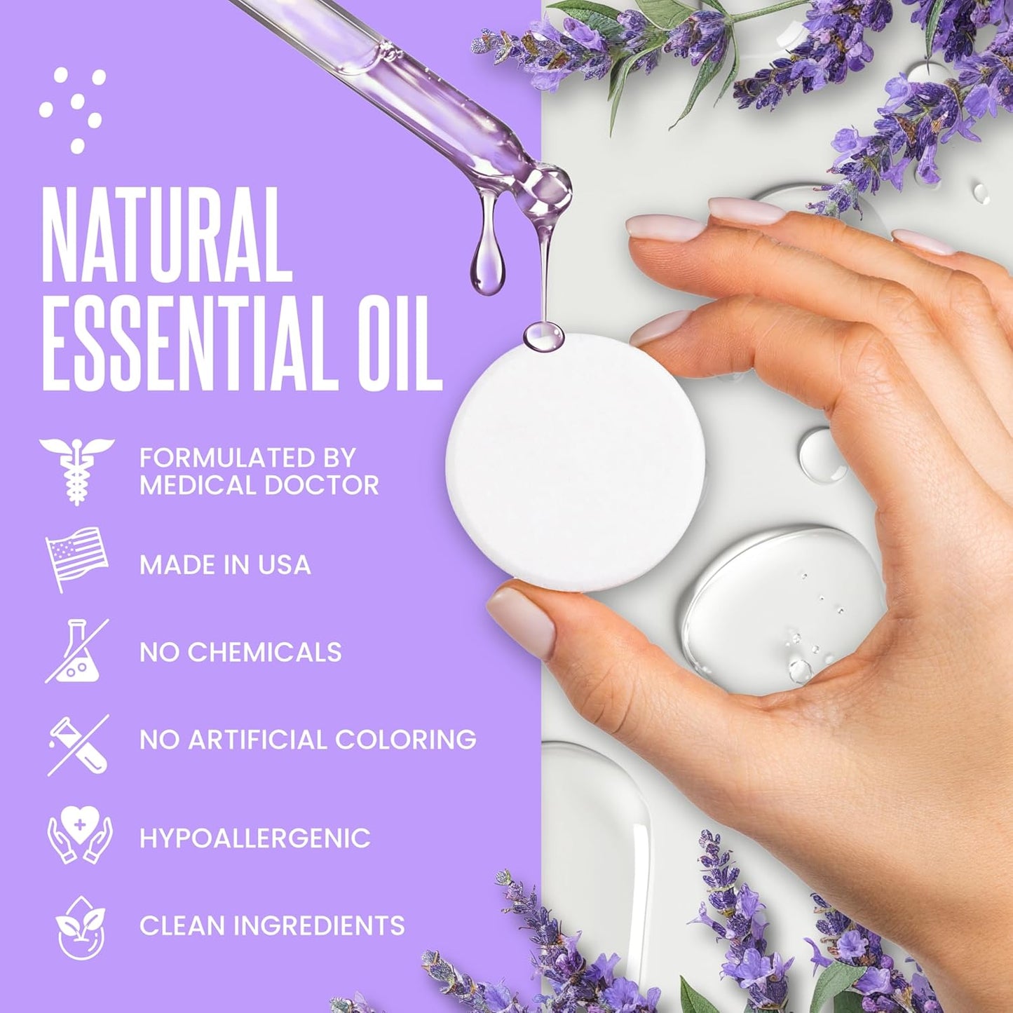 Cleverfy Purple Gift Set of 6 Shower Steamers