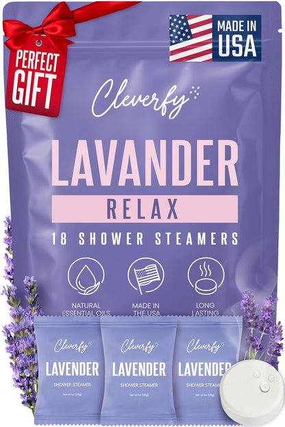 Cleverfy Relax Megapack of 18 Shower Steamers