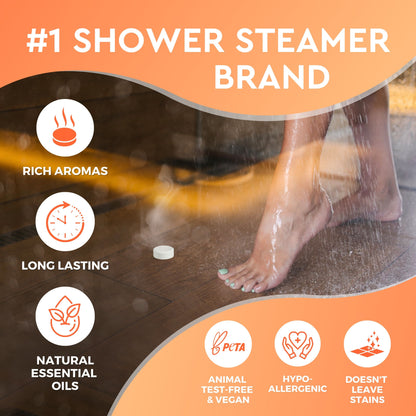 Cleverfy Energy Boost Megapack of 18 Shower Steamers