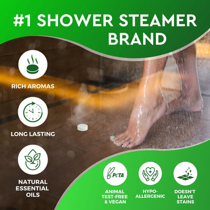 Cleverfy Breathe Easy Megapack of 18 Shower Steamers