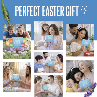 Cleverfy Blue Gift Set of 6 Shower Steamers