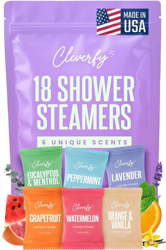 Cleverfy Purple Megapack of 18 Shower Steamers
