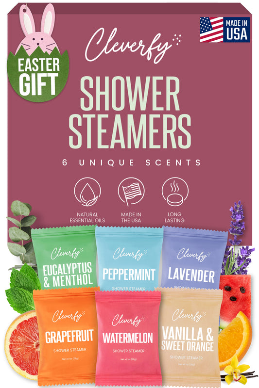 Cleverfy Teen Gift Set of 6 Shower Steamers