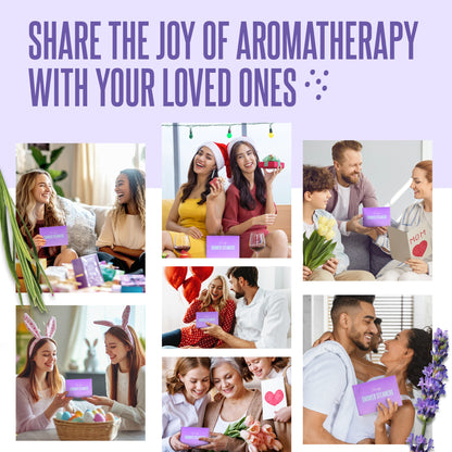 Cleverfy Purple Gift Set of 6 Shower Steamers