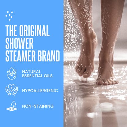 Cleverfy Blue Gift Set of 6 Shower Steamers