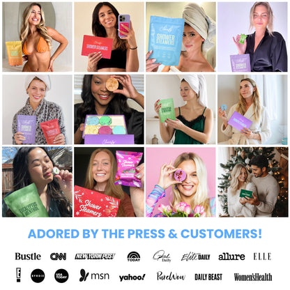 Cleverfy Blue Gift Set of 6 Shower Steamers