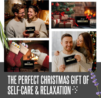 Cleverfy Men's Gift Set of 6 Shower Steamers