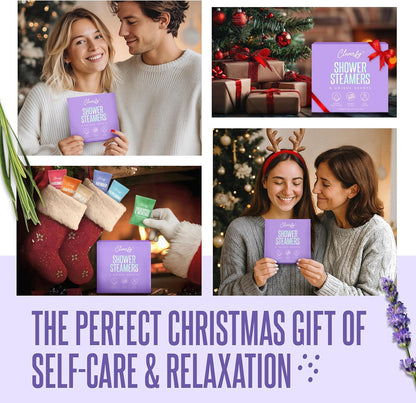 Cleverfy Purple Gift Set of 6 Shower Steamers
