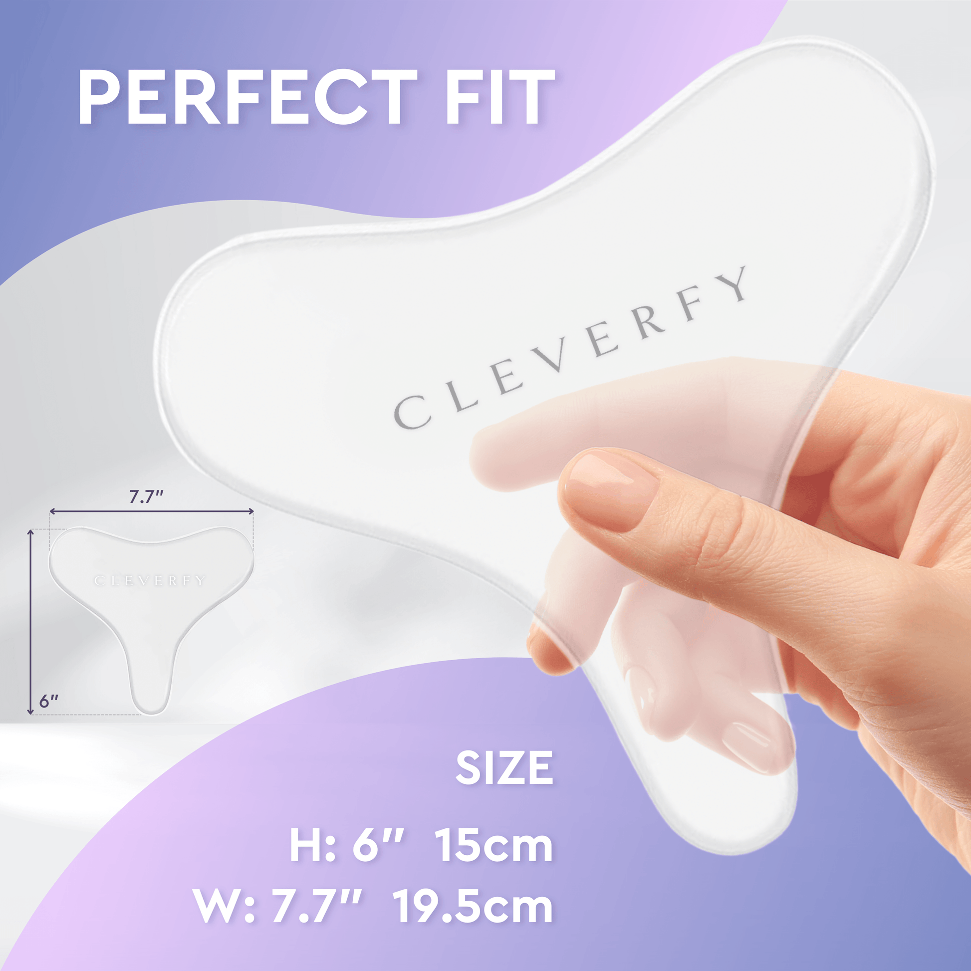 Cleverfy Anti-Wrinkle Silicone Chest Pads