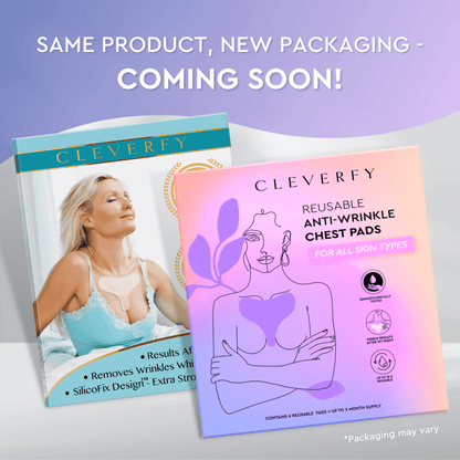 Anti-wrinkle silicone chest pads