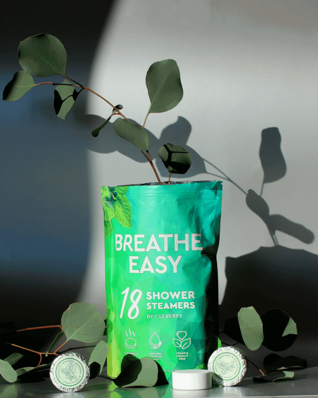 Cleverfy Breathe Easy Megapack of 18 Shower Steamers